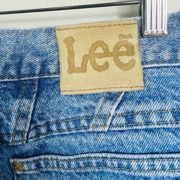 Lee Vintage Women’s 32x30 Mom Jeans 80's Blue Acid Wash Denim - Picture 7 of 10